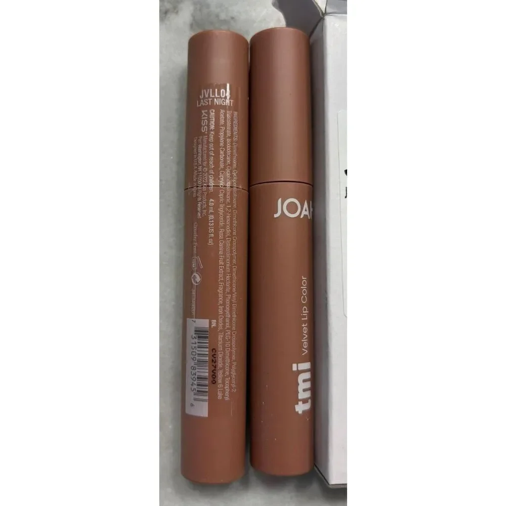 Joah TMI Velvet Lip Color JVLL04 Last Night Lot of 2